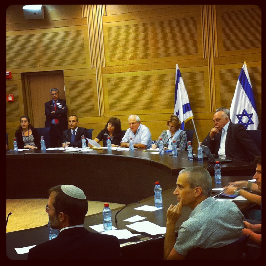 דיון בועדת הבריאות של הכנסת, אתמול 27 במאי