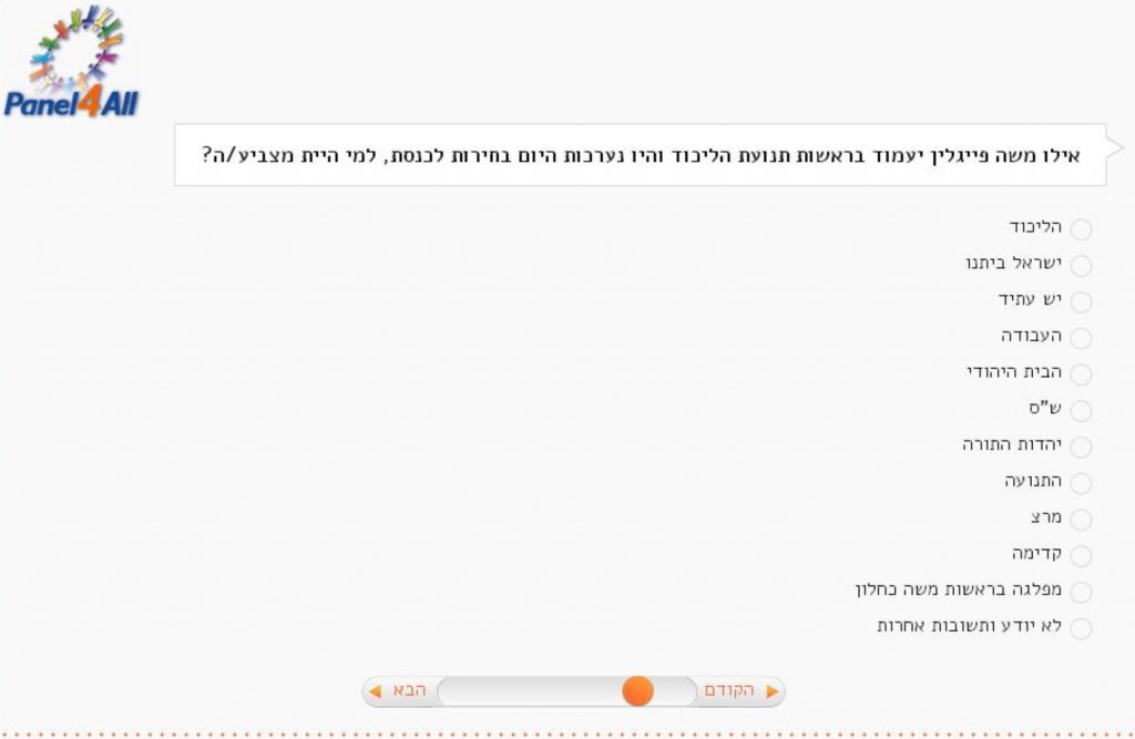 סקר ביבי פייגלין 2