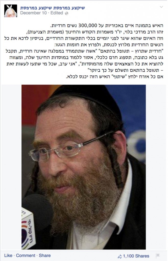 בלוי איים על נשים