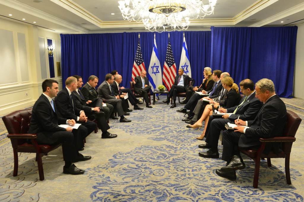 ראש הממשלה בנימין נתניהו נפגש עם נשיא ארצות הברית ברק אובאמה בניו יורק Photo by Kobi Gideon / GPO